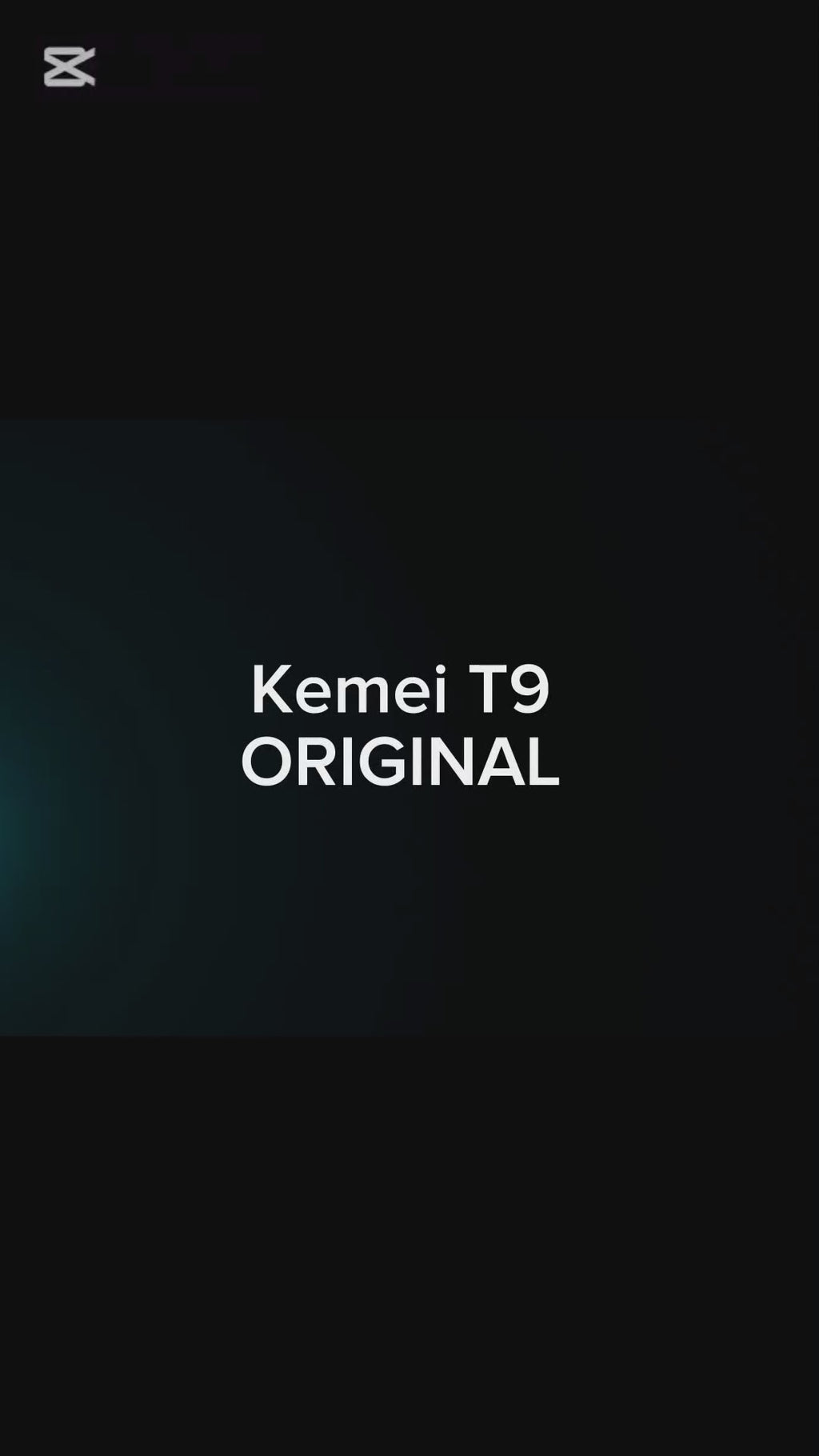 ٪100 KEMEI KM-T9  ماكينة الحلاقة الأصلية