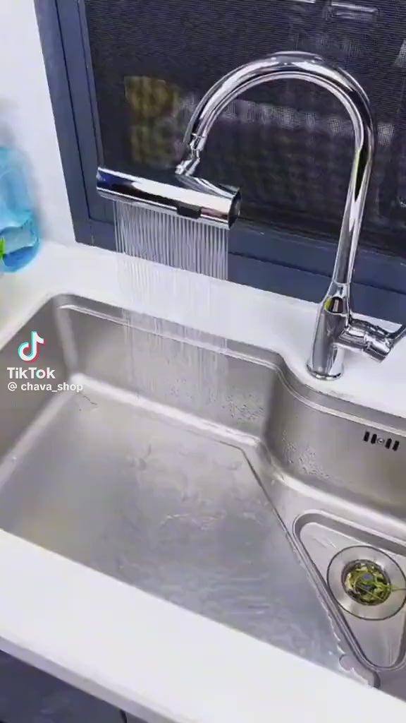 Robinet de cuisine rotatif